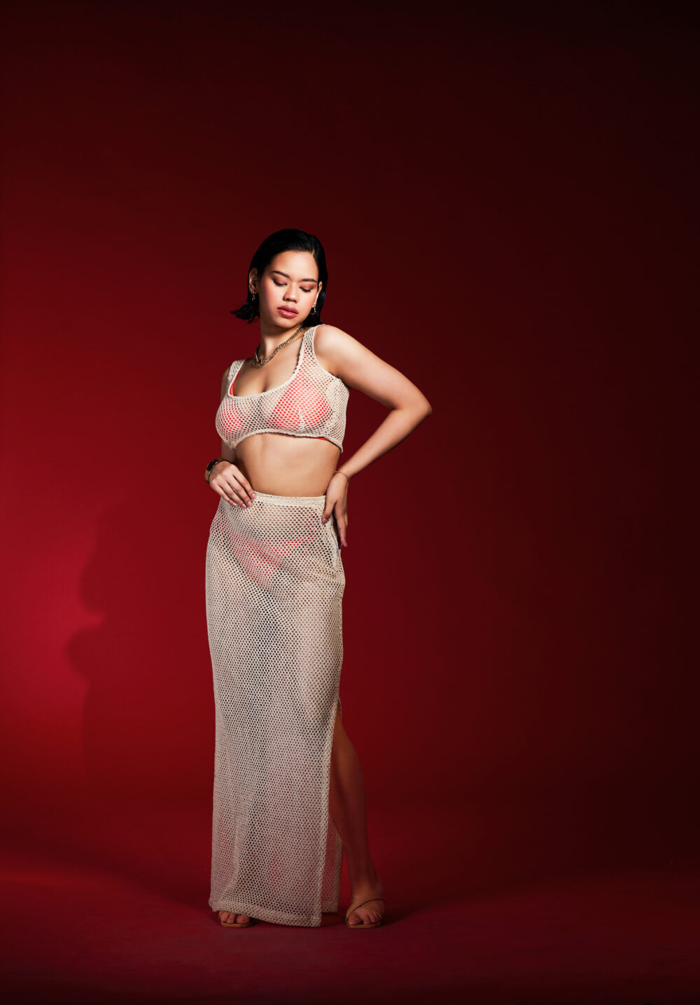 Sandshell Net Co-ord Set